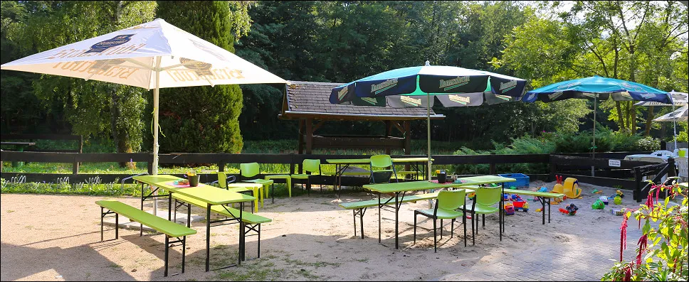 Außenansicht der Fischerhütte